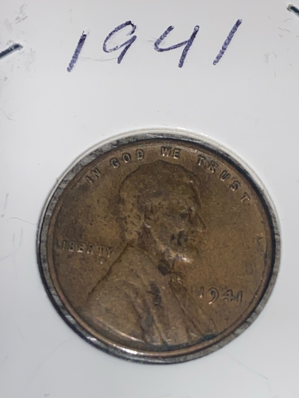 Vintage 1941 Lincoln One Cent US Coin